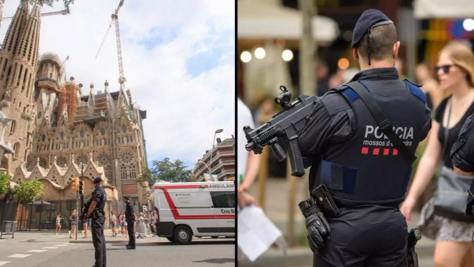 Terror Suspect Wearing 'Explosive Belt' Shot On Outskirts Of Barcelona