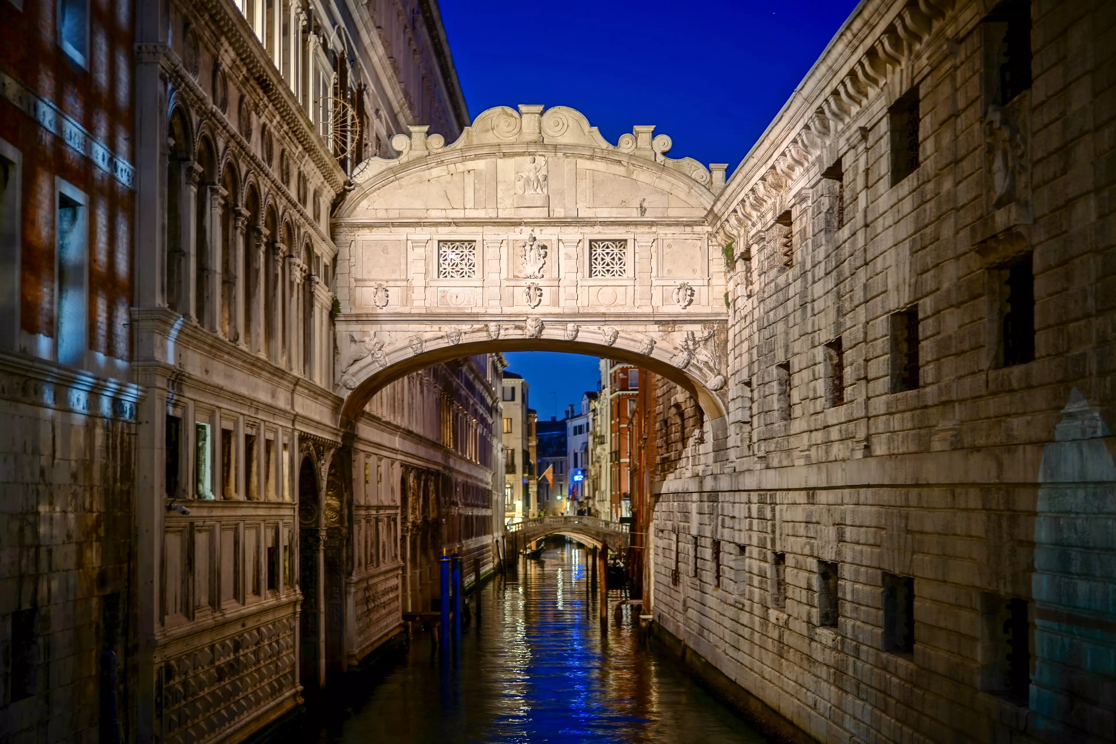 Millions of tourists flock to Venice each year.