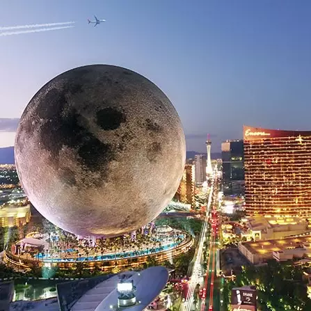 Moon's proposed spot in Las Vegas.