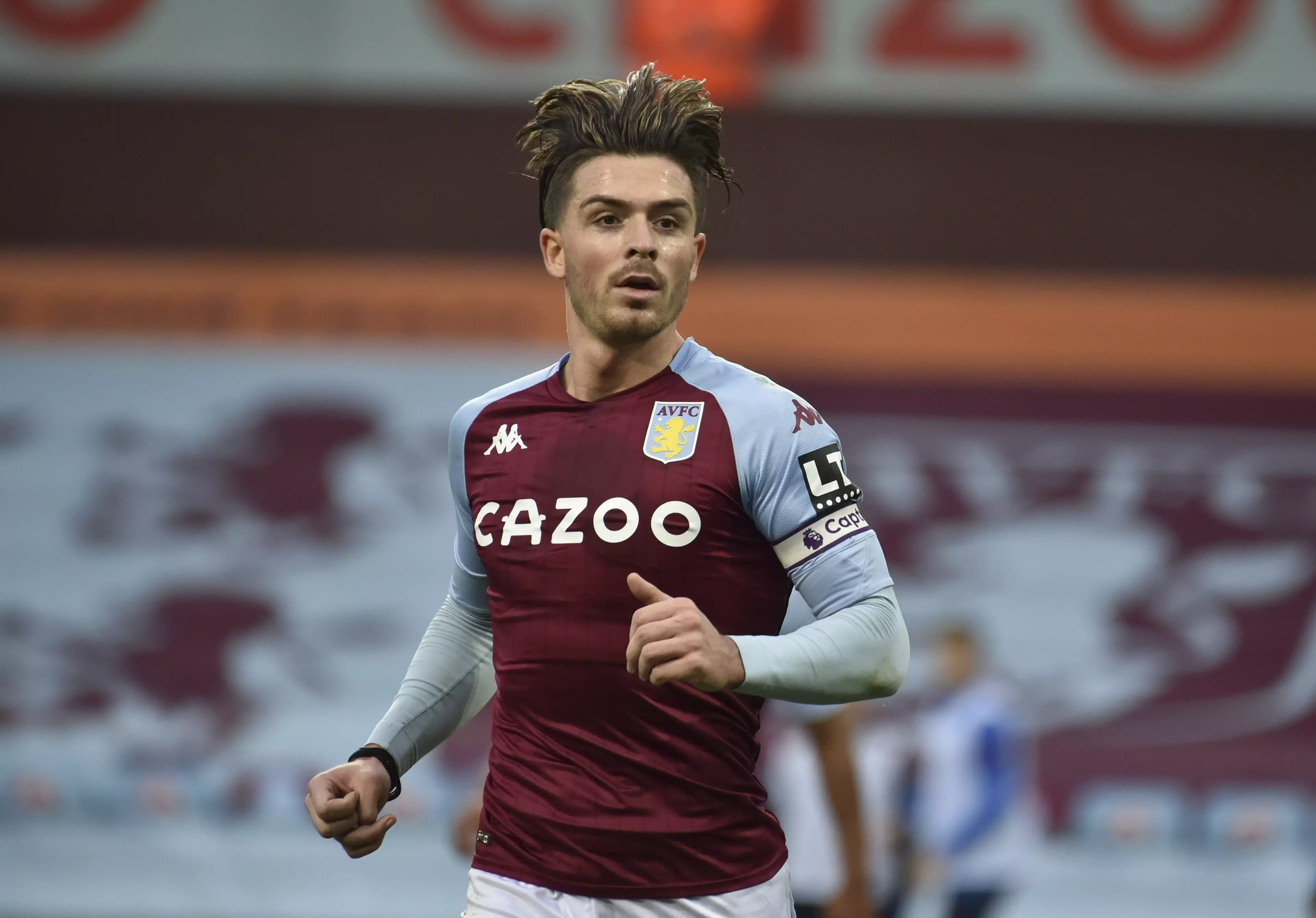 Grealish has been in excellent form for Villa and England this season. Image: PA Images