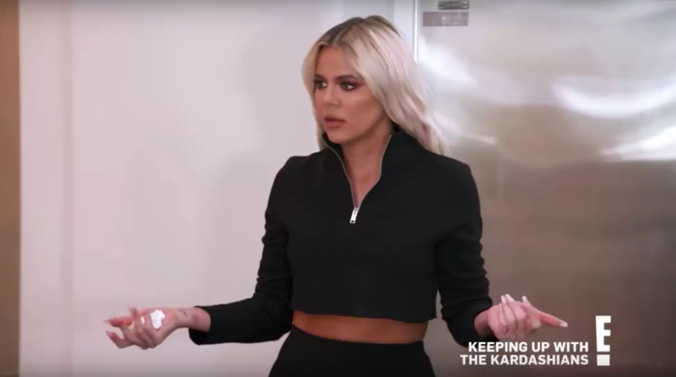 Khloe argues with Kourtney in other scenes (