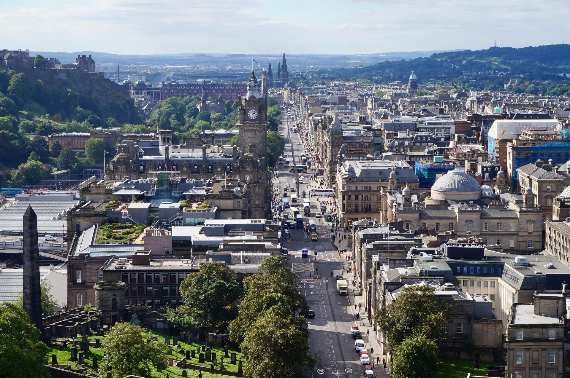 Edinburgh came third overall behind Stockholm and London. (