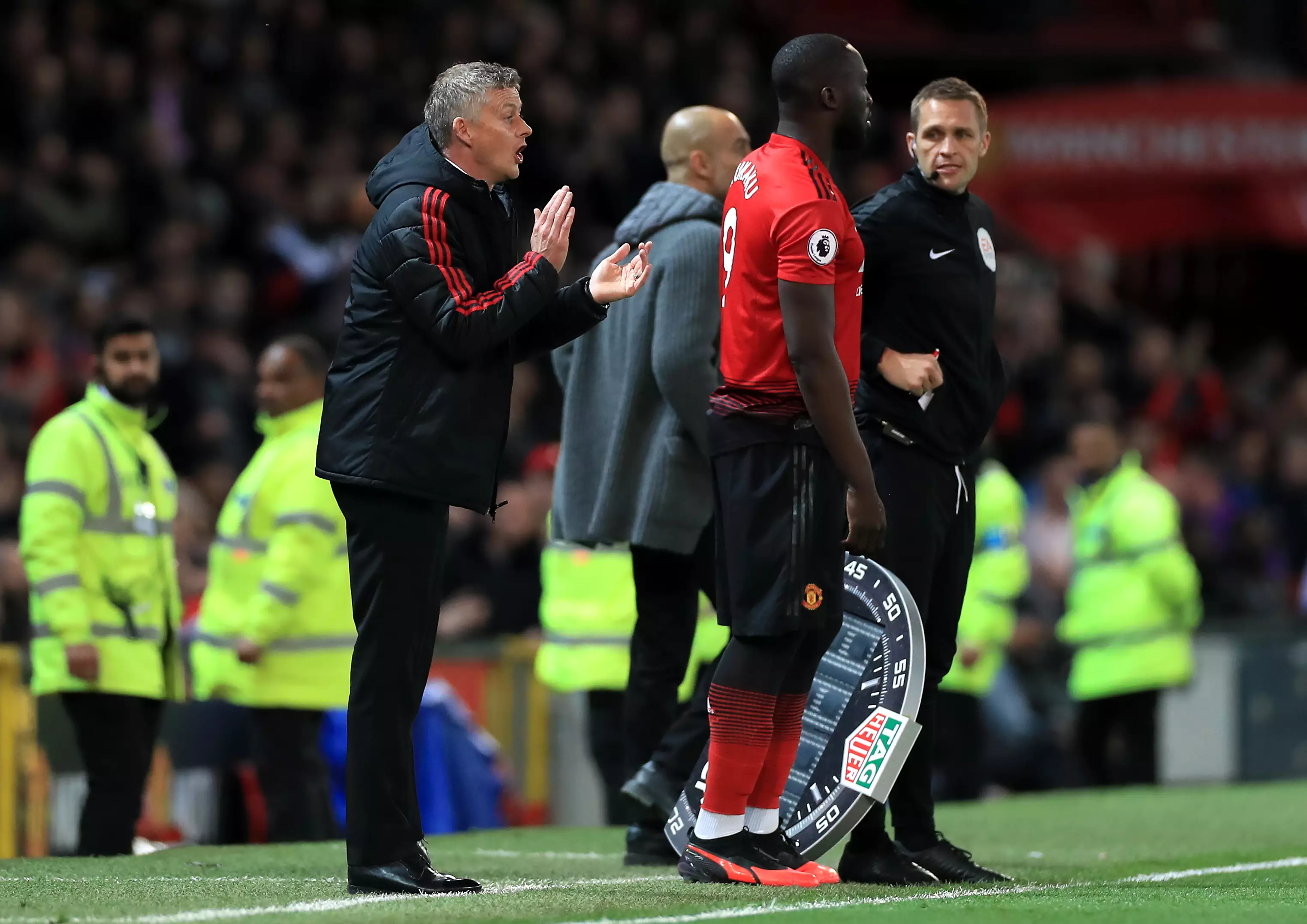 Lukaku coming on as a substitute last year. Image: PA Images
