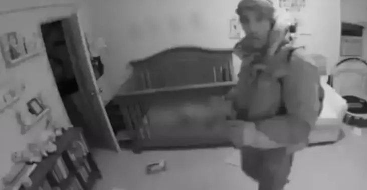 An intruder in a child's bedroom in New York.