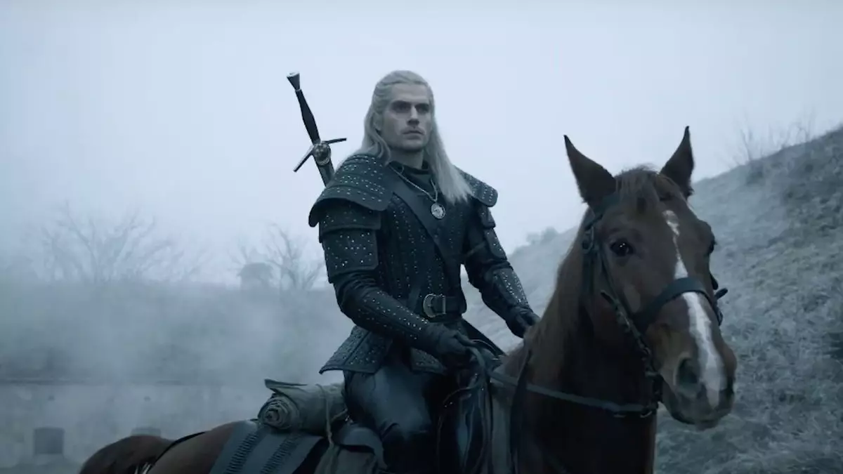Henry Cavill looks the spitting image of Geralt