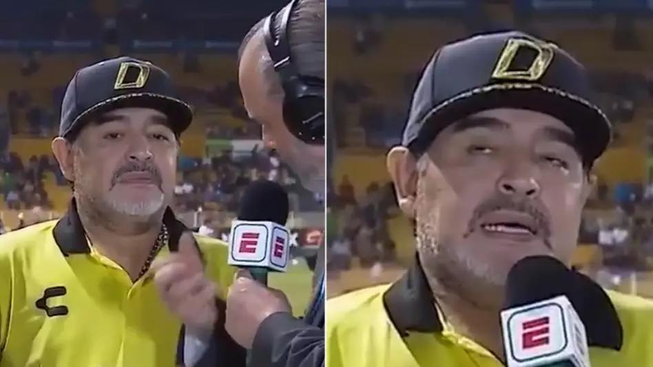 Diego Maradona Drops One Of The Weirdest Post-Match Interviews Of All Time 