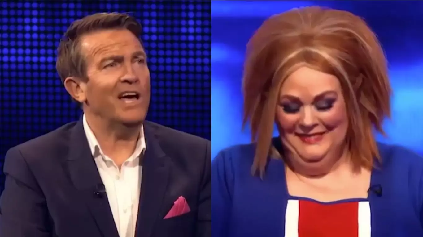 ​Anne Hegerty Dons Ginger Spice Union Jack Dress For 'The Chase' Christmas Special