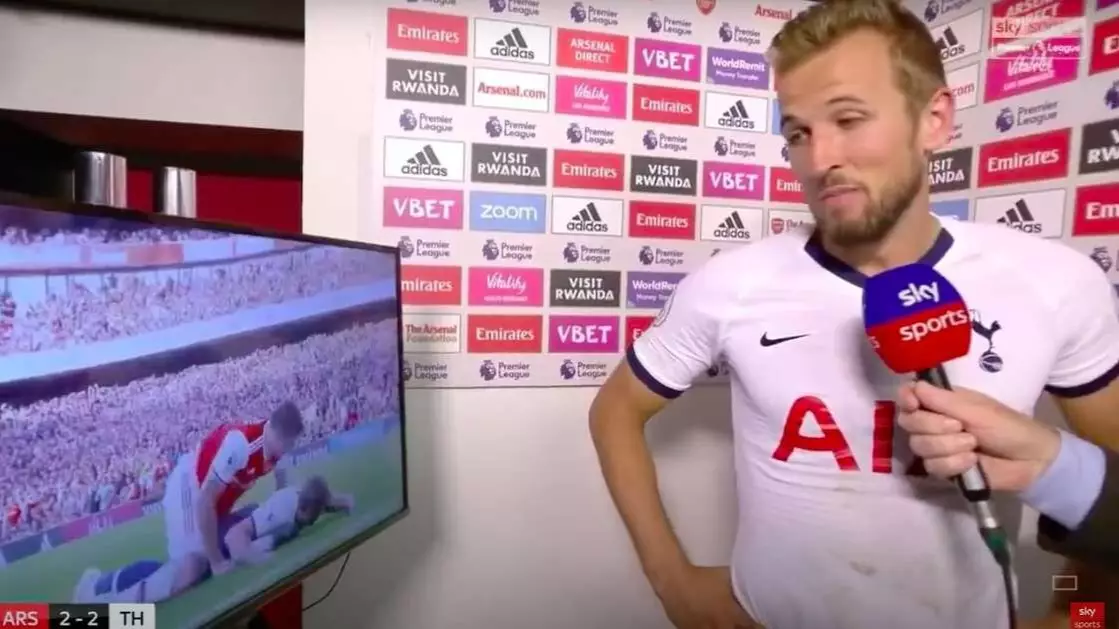 When Harry Kane Was Forced To Re-Watch His 'Dive' Against Arsenal By Geoff Shreeves 