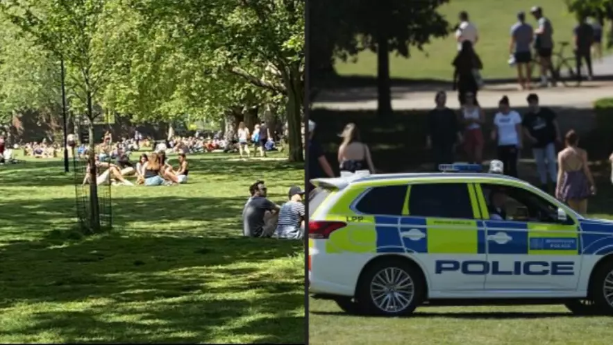 Police Admit They're 'Fighting A Losing Battle' After Crowds Rush To Parks