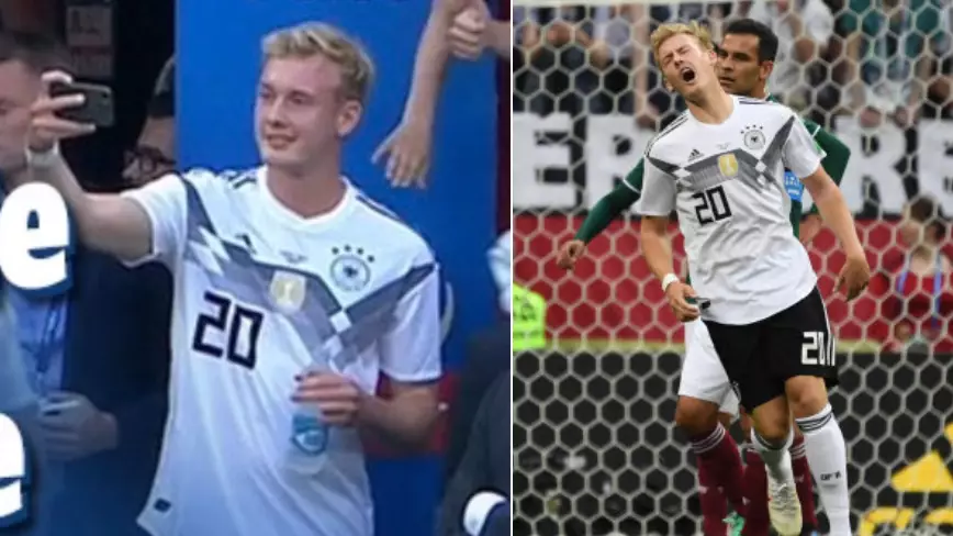 German Media Attack Julian Brandt For Taking A Selfie With A Young Fan At The World Cup