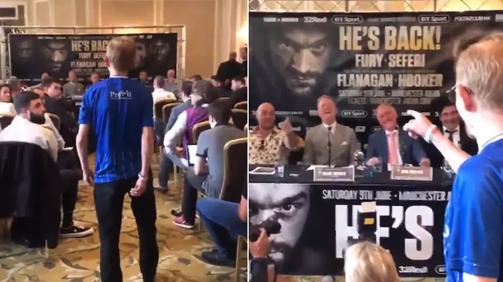 'The Wealdstone Raider' Has Just Crashed Tyson Fury's Press Conference