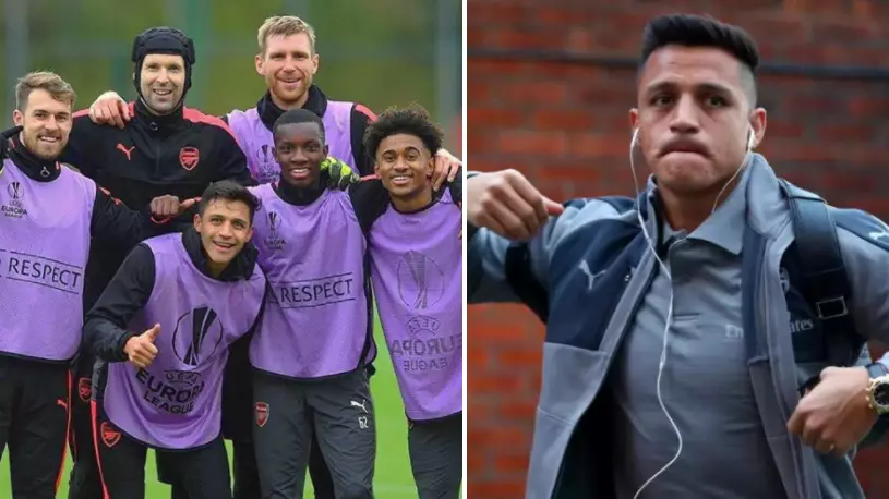 Alexis Sanchez Said Goodbye To His Arsenal Teammates Before 11pm Last Night After Huge Development 