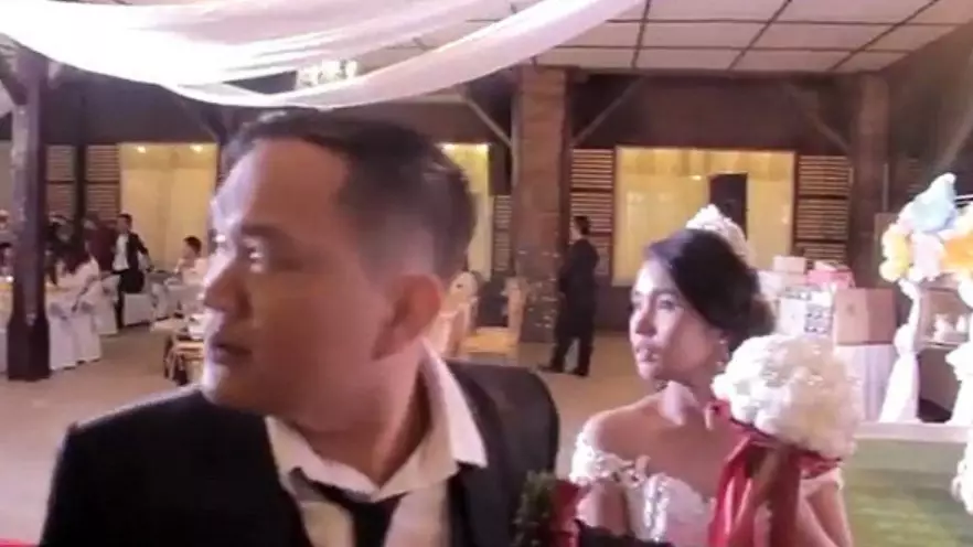 Super Typhoon Hits Wedding Moments After The Couple Say 'I Do'