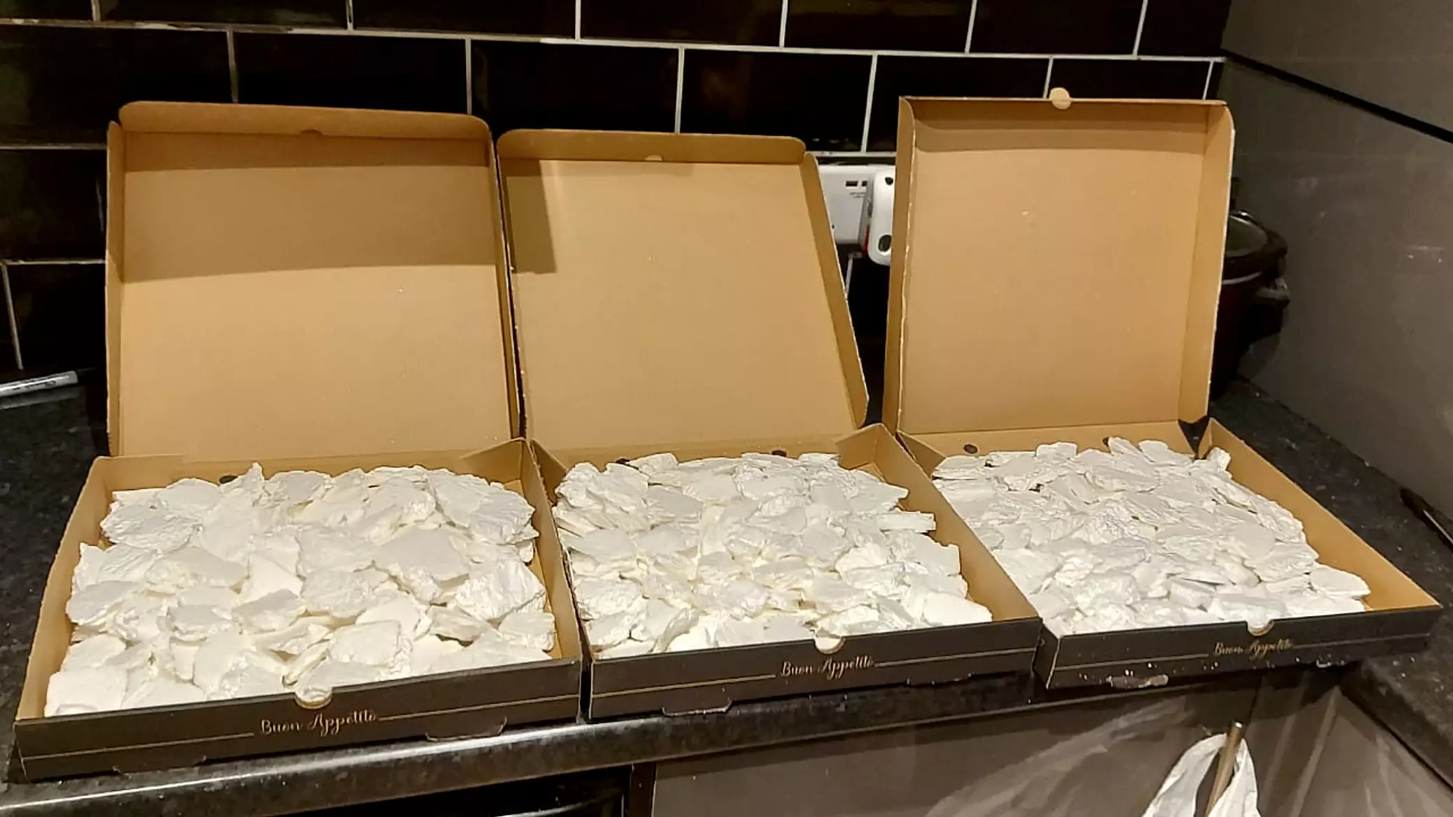 Police Find £500,000 Of Suspected Drugs In Pizza Boxes