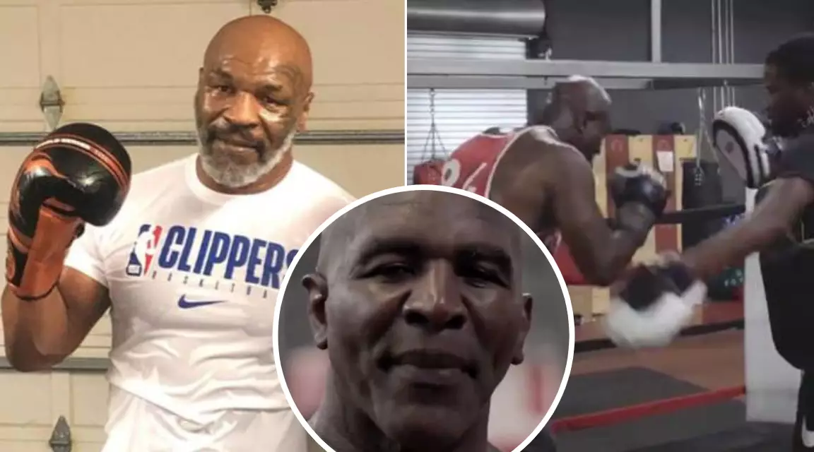 Evander Holyfield Names Bizarre Condition For Charity Bout With Mike Tyson