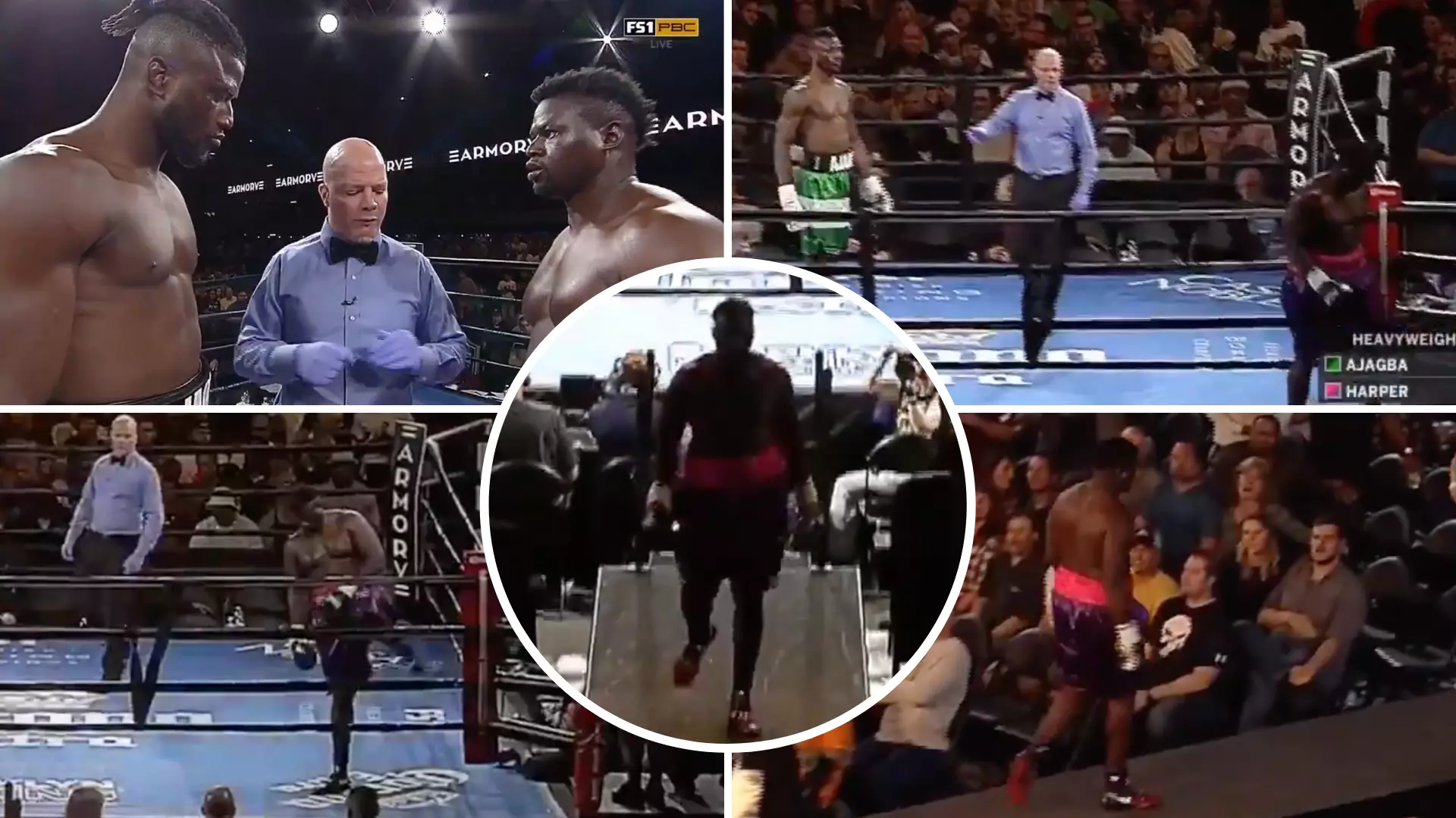 The Incredible Moment When A Boxer Left The Ring Straight After The Bell Rang