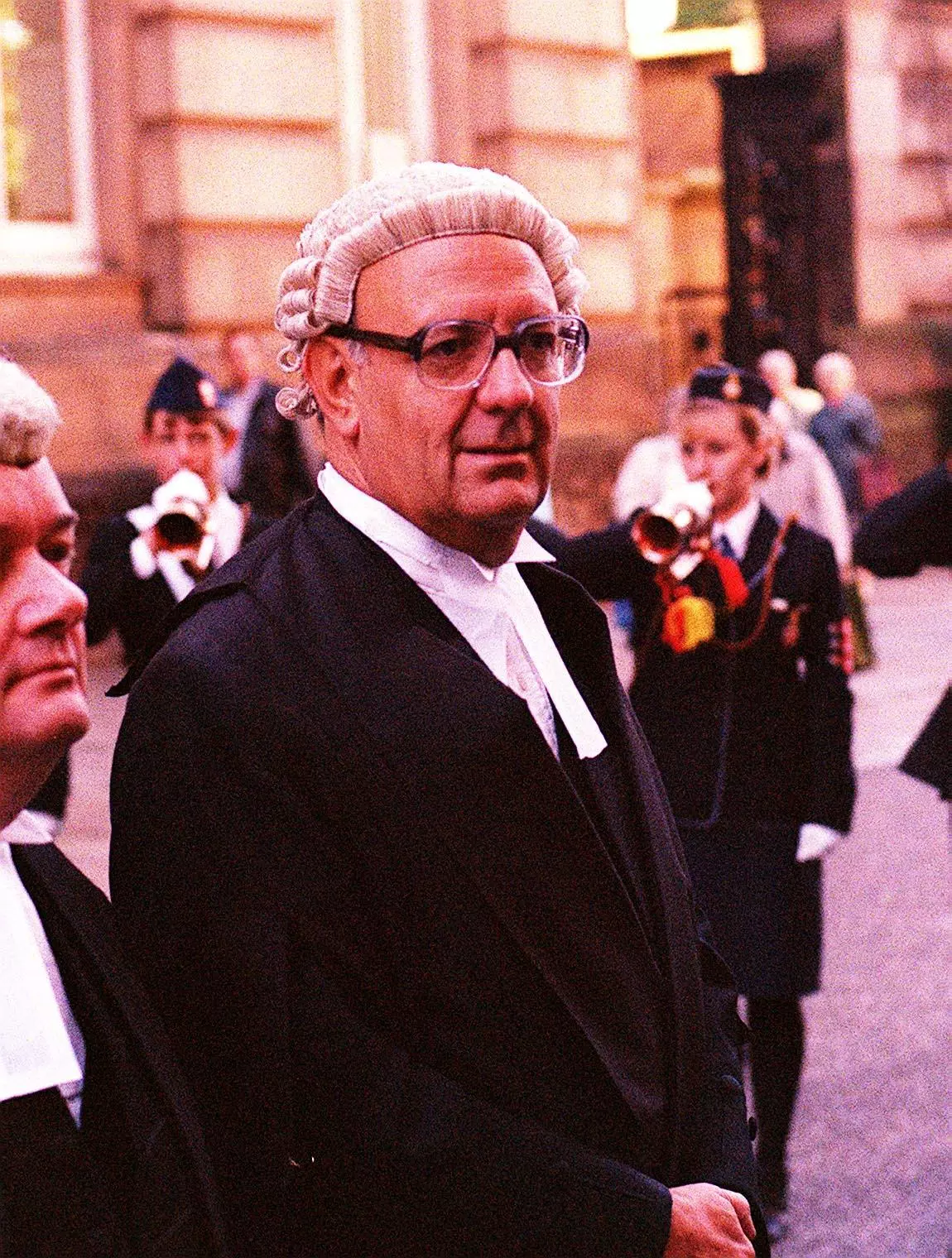 Sir Richard Henriques at the trial of Harold Shipman in 1998.