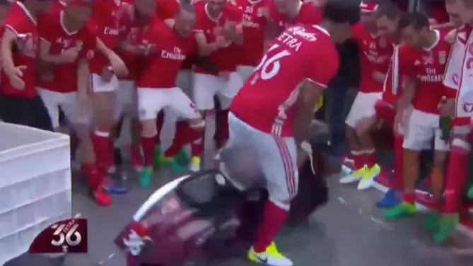 WATCH: Benfica's Title Celebration Is The Maddest Thing You'll See All Season