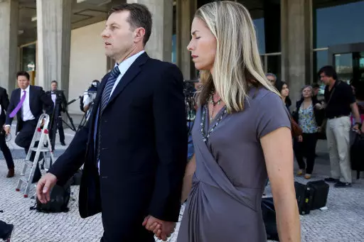 Gerry and Kate McCann, the parents of Madeleine McCann, after attending the libel case against former Portuguese police chief Goncalo Amaral.