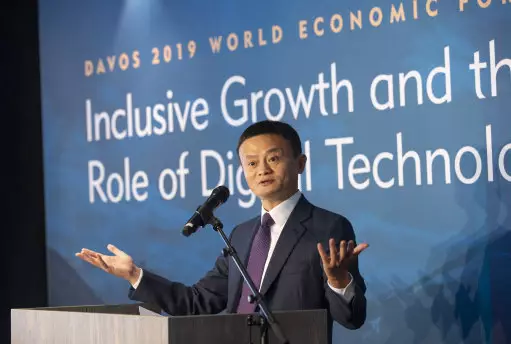 Jack Ma praised his staff.