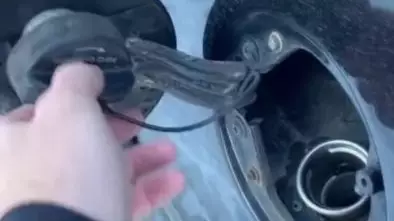 Man Astonished To Learn Proper Use For Slot On Fuel Cap