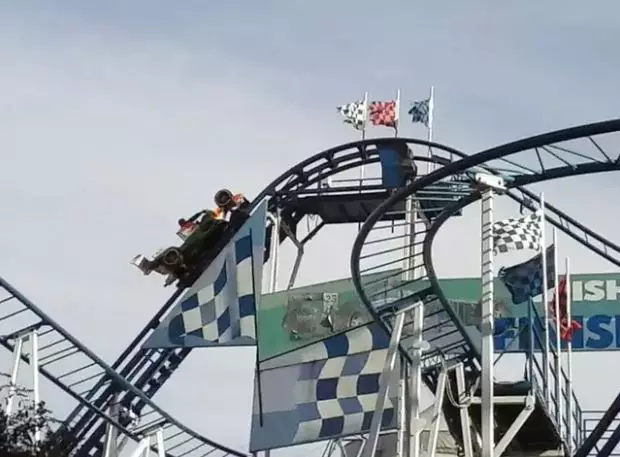 A woman tragically fell from a roller coaster in France last year.