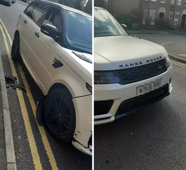 The Range Rover in question. Image: Twitter