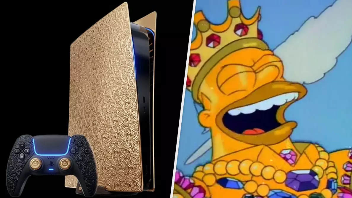Solid Gold PS5 With Crocodile Skin Controller Will Cost You £250,000