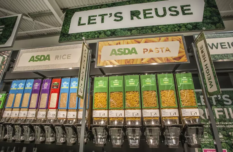 Asda has launched its trial store, unveiling a new plastic reduction strategy (