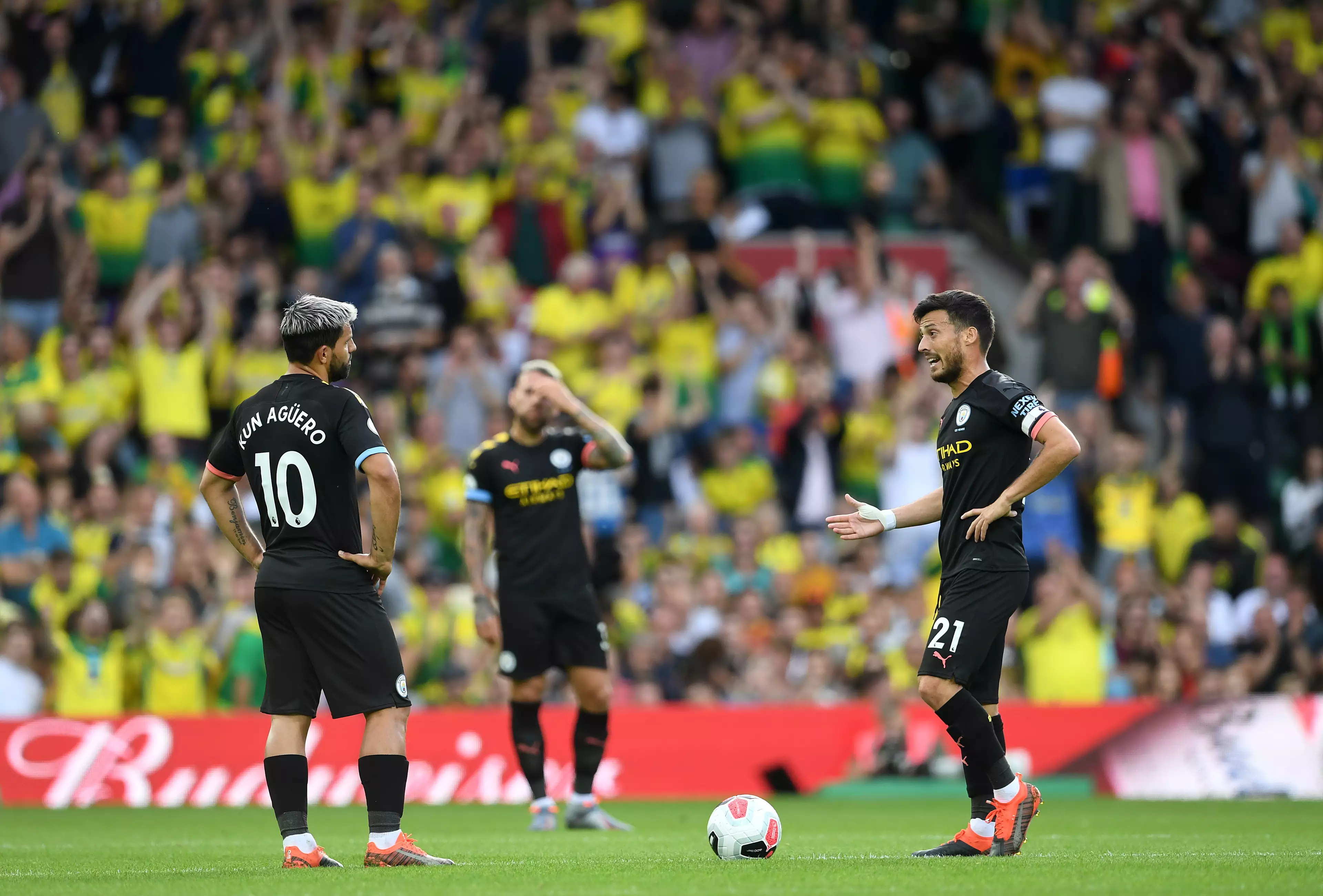 Manchester City were stunned by Norwich at Carrow Road on Saturday night