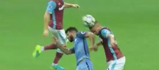 WATCH: Will This Elbow Land Aguero A Ban?