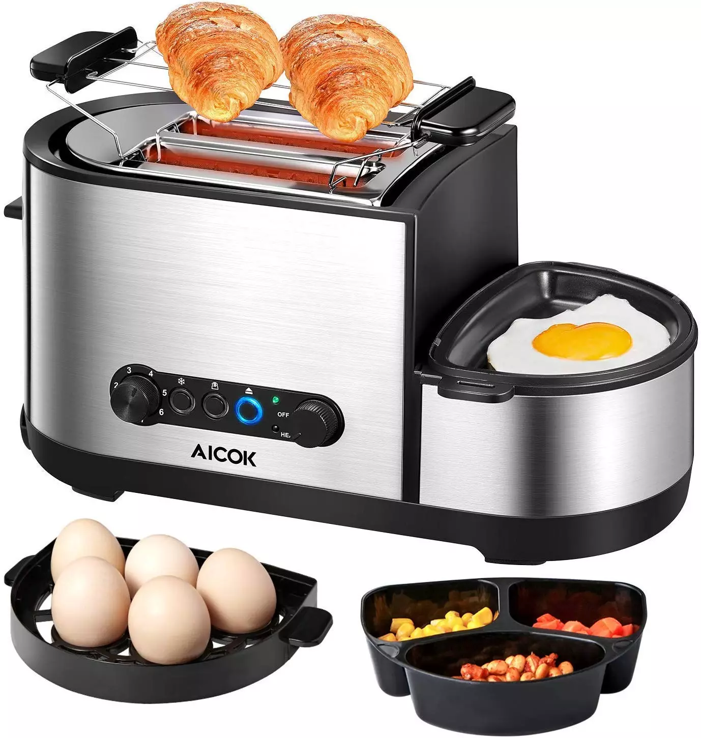 The Aicok product is a 5-in-1 breakfast maker and is £42.99 (