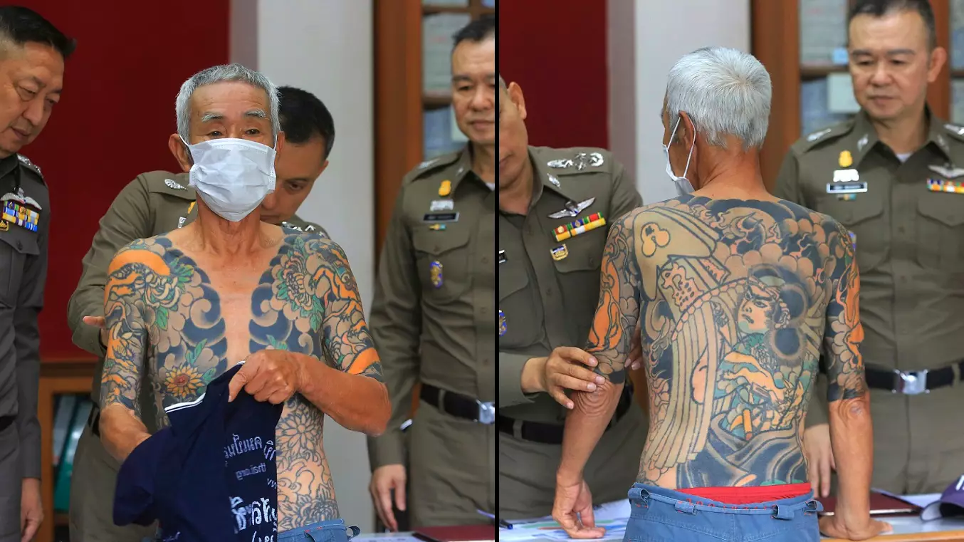 There Are Hidden Meanings Behind The Tattoos On The Arrested Yakuza Boss