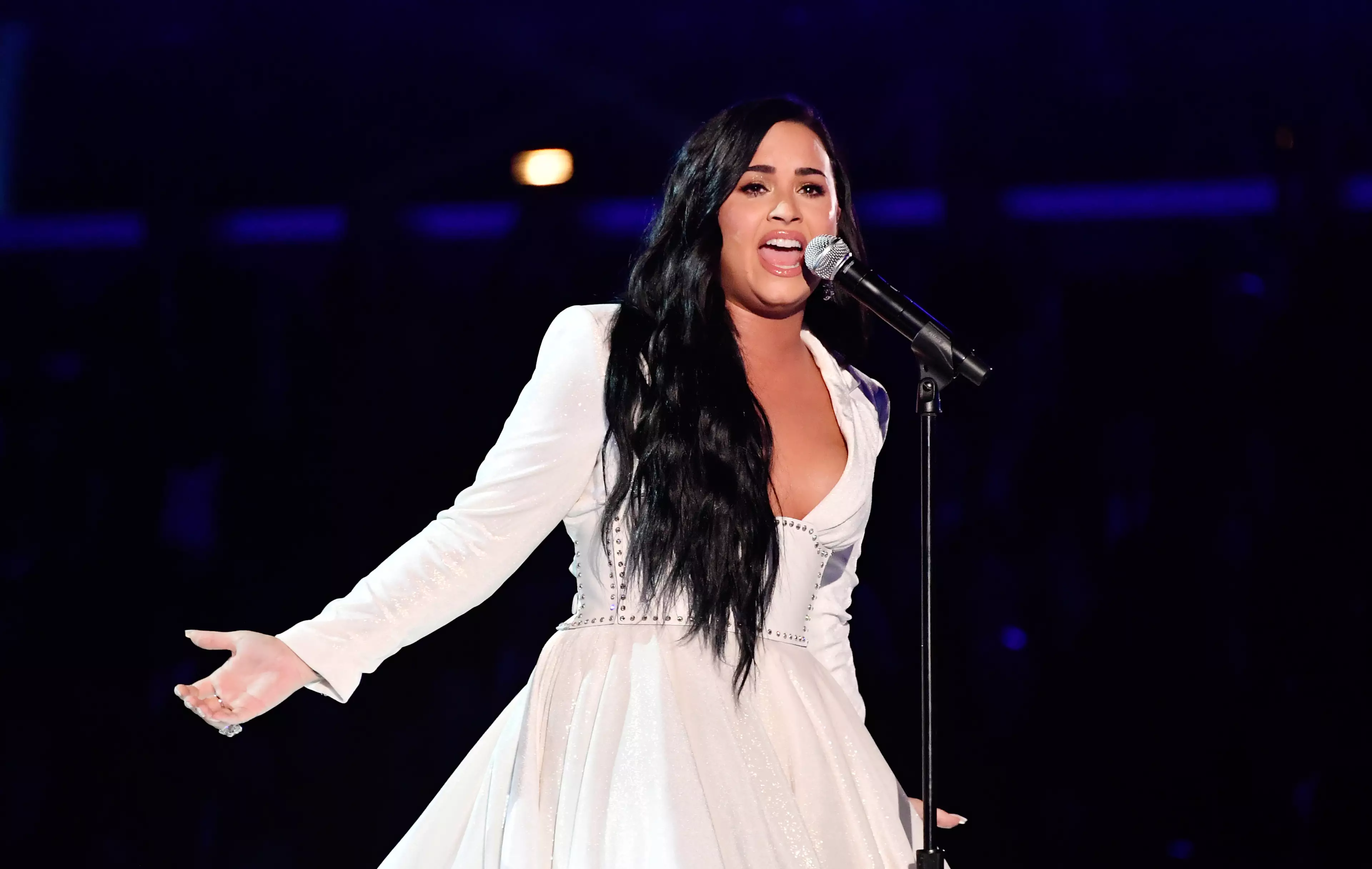 Demi Lovato wrote 'Anyone' four days before she was hospitalised following a drug overdose in 2018.