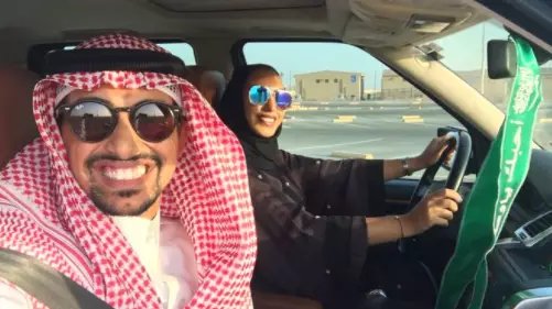 Saudi Man Causes Outrage And Praise For Posting Picture Of Wife Driving