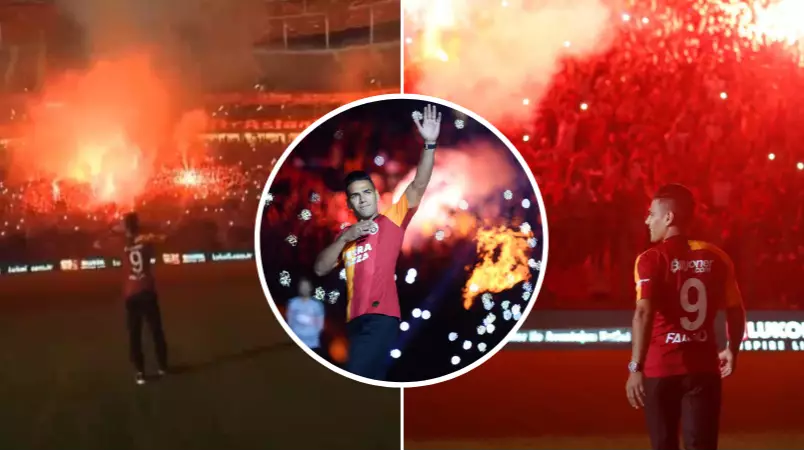 40,000 Galatasaray Fans Turn Up For Radamel Falcao's Unveiling At Turk Telekom Stadium