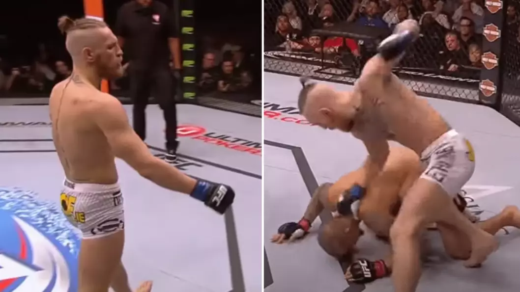 Conor McGregor's Damning Threat To Dustin Poirier Seconds Before Knocking Him Out 