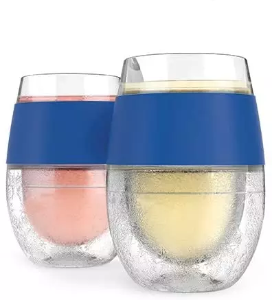 These innovative glasses keep wine cooler for longer (