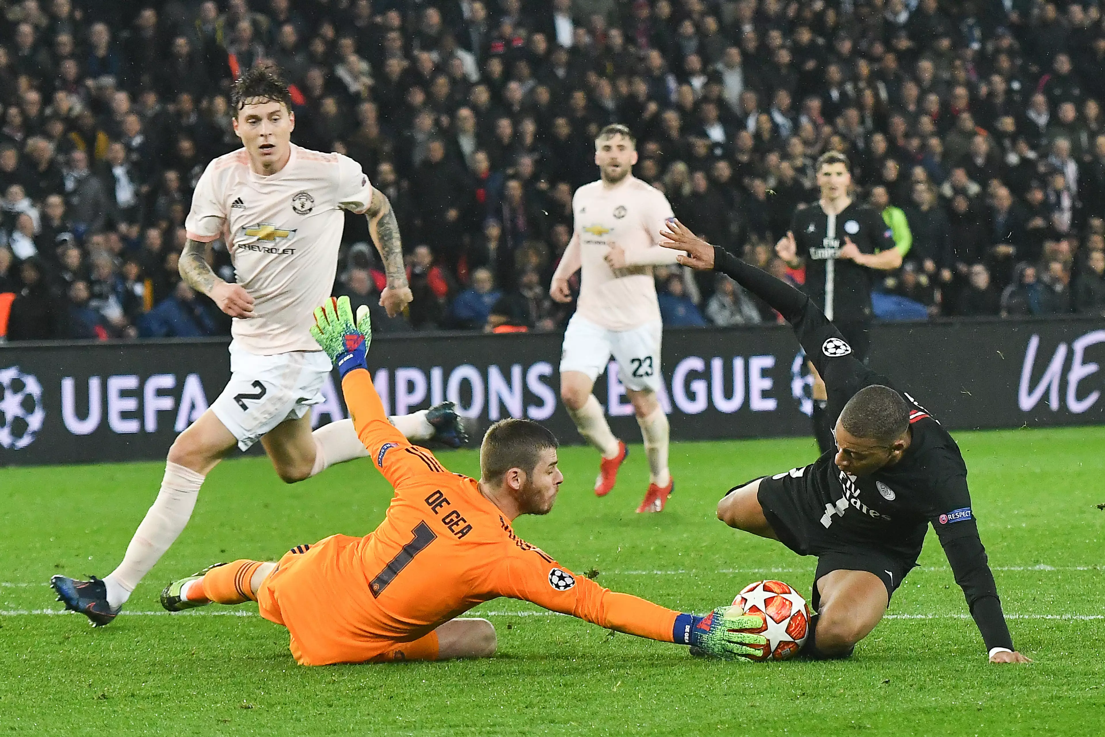 United might need some De Gea heroics to go through. Image: PA Images