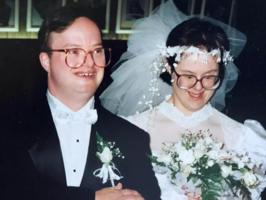 Sharon and Paul were one of the first couples with Down syndrome to get married.