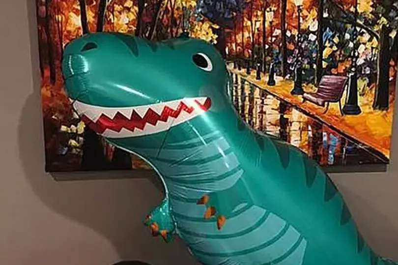 Mum Horrified To Discover 'Genitals' On Inflatable Dinosaur Bought For Son's Birthday