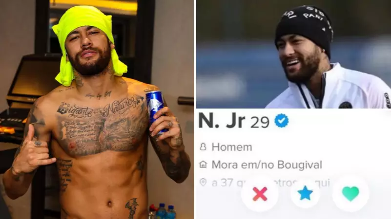 Neymar Responds To Verified Tinder Account That's Going Viral And He's Taken It Well 