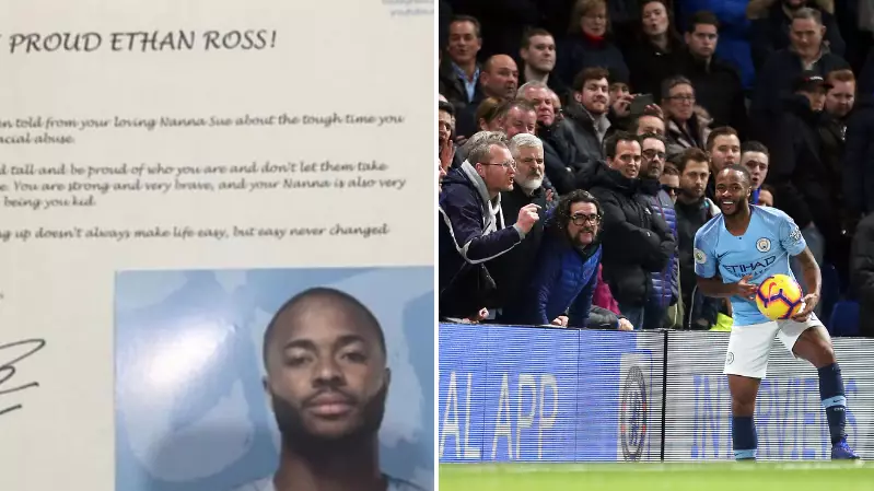 Raheem Sterling Sends Incredible Letter Of Support To Racially Abused Fan