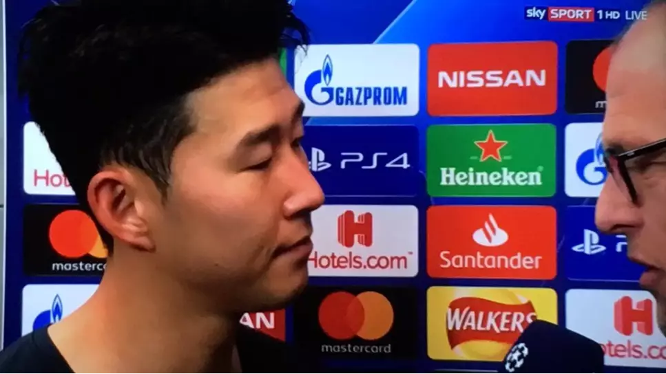 Son Heung-min Was Told He's Suspended For Champions League Semi-Final On Live TV