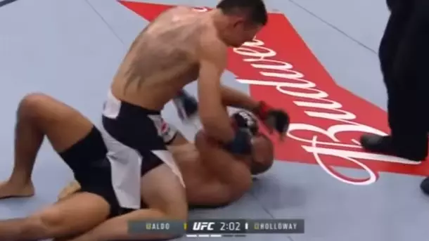 WATCH: Max Holloway Destroy Jose Aldo To Become Unified UFC Champion