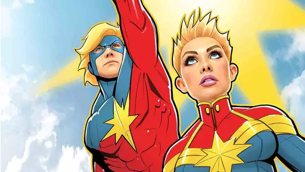 Captain Marvel as seen in the comics.