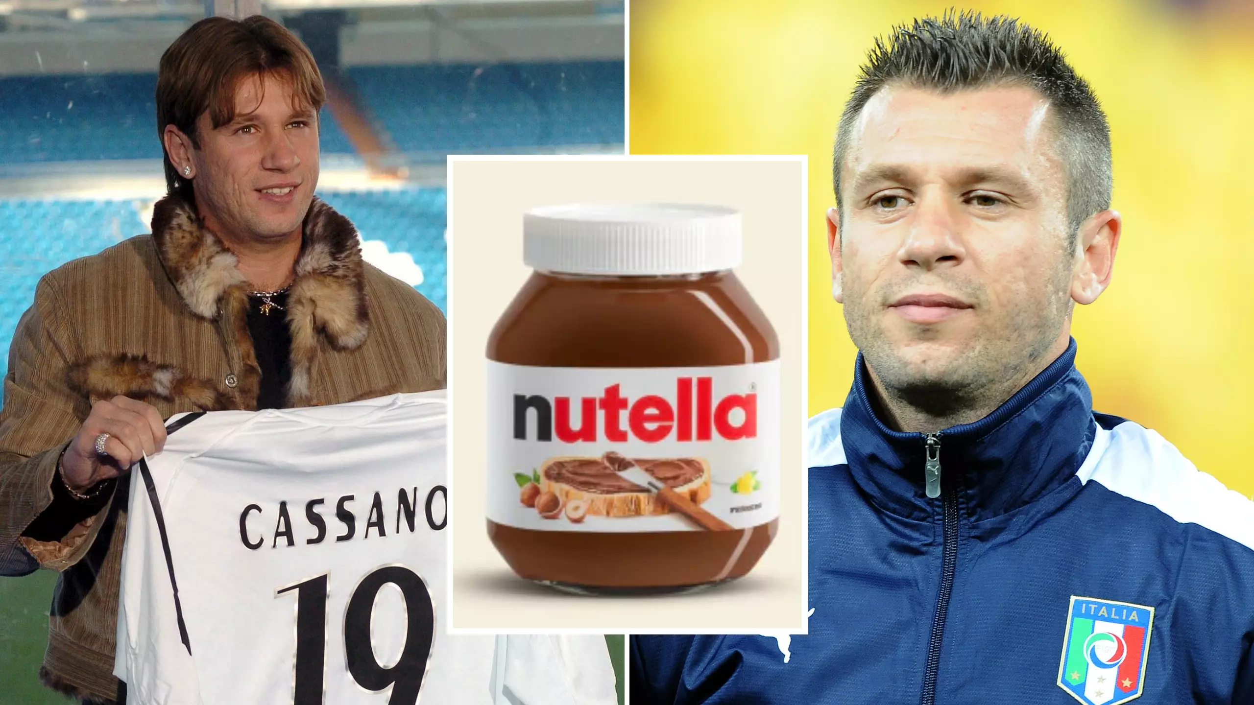 Antonio Cassano "Ate Nutella Directly From The Pot And Gained 14 Kilos In Seven Months" At Real Madrid