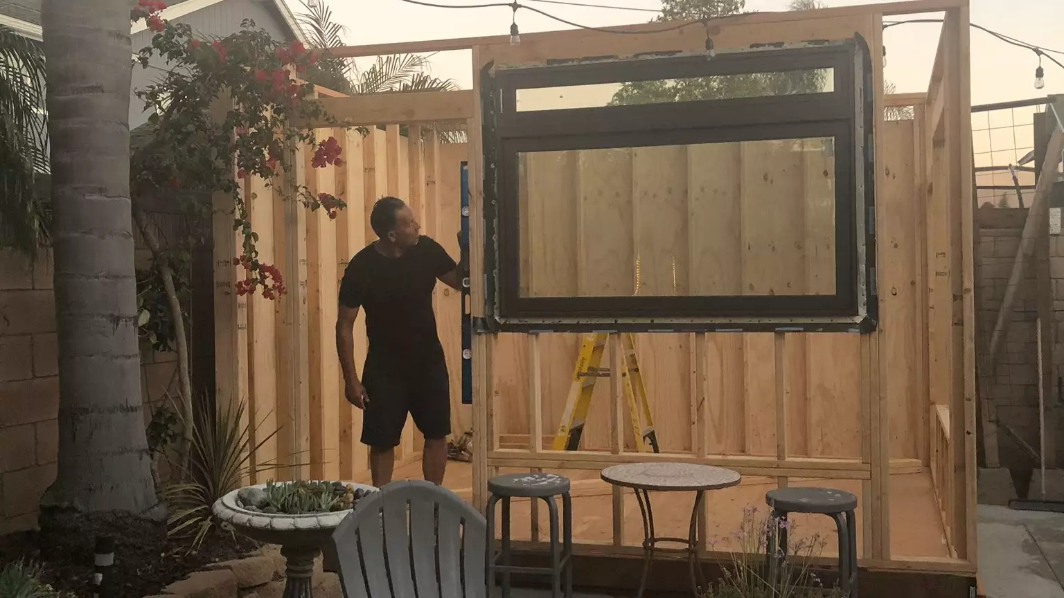 Dad Builds Backyard Coffee Shop Called 'From The Ground Up'