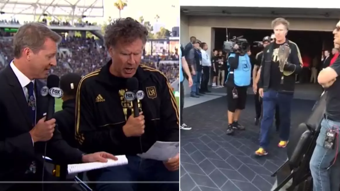 Will Ferrell Reading Out Los Angeles FC's Starting Line-Up Definitely Made Ron Burgundy Proud 