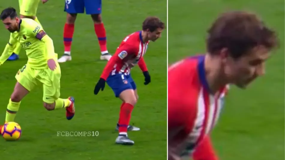 Lionel Messi Completely Finishes Antoine Griezmann And His Reaction Is Priceless